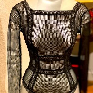 Victoria Secret Fishnet lingerie XS